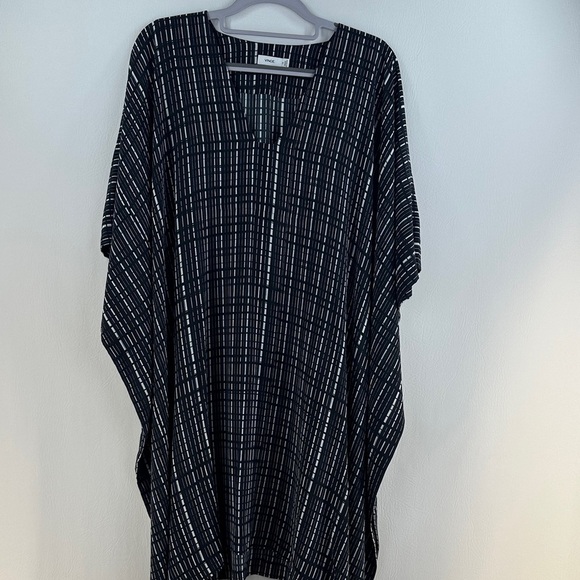 Vince 100% Silk Poncho Dress - Picture 4 of 13